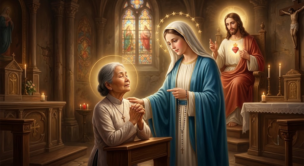 Nhờ Mẹ đến với Chúa